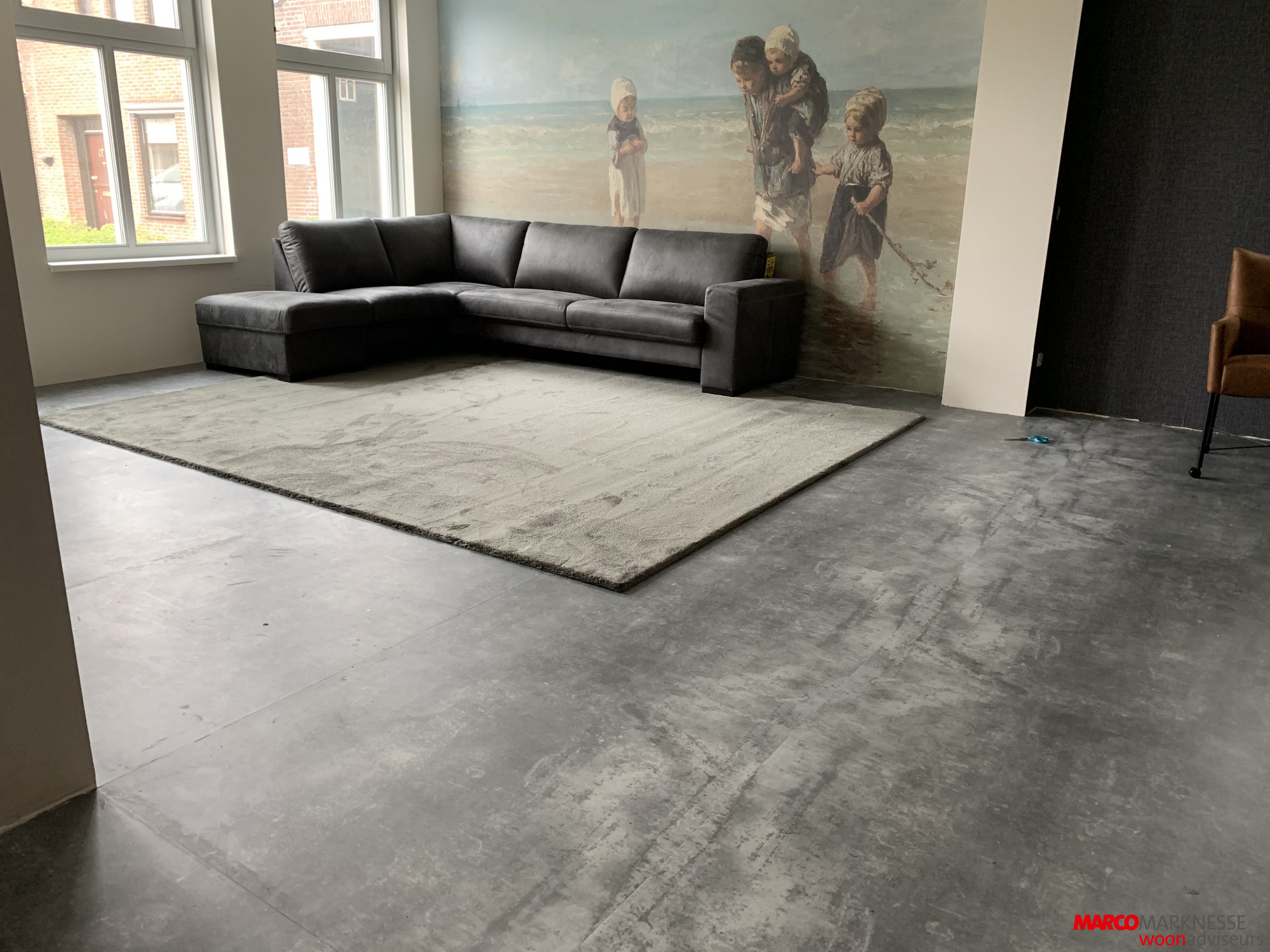 pvc vloer therdex beton 100x100