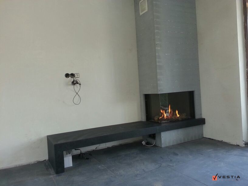 Gashaard combinatie vanuit de hoek