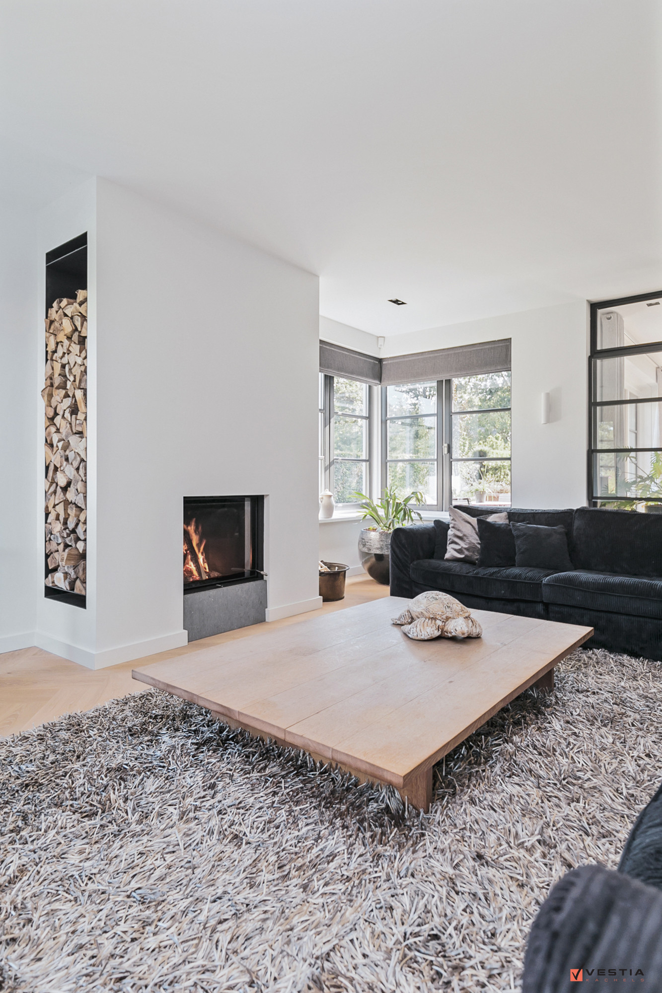De optimale warmte en sfeer van een klasse liftdeurhaard