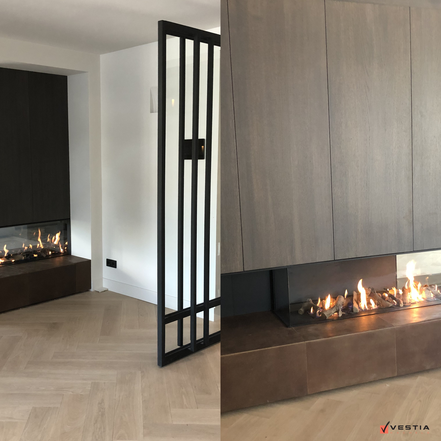 Gashaard roomdivider wandconcept maatwerk
