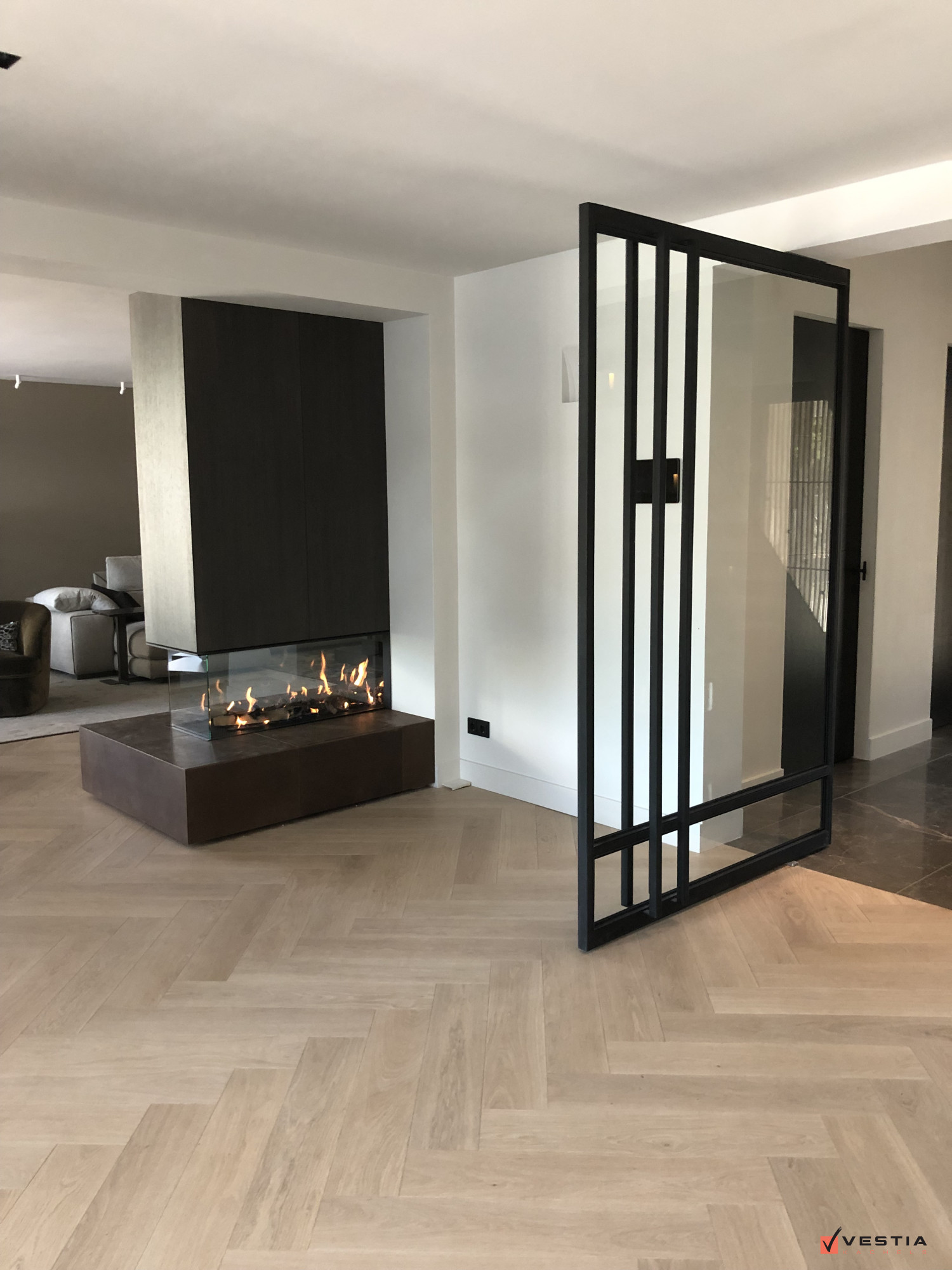Gashaard roomdivider wandconcept maatwerk