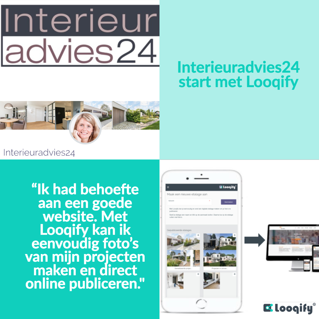 Interieuradvies24: ik had behoefte aan een goede website om mijn interieur projecten te laten zien
