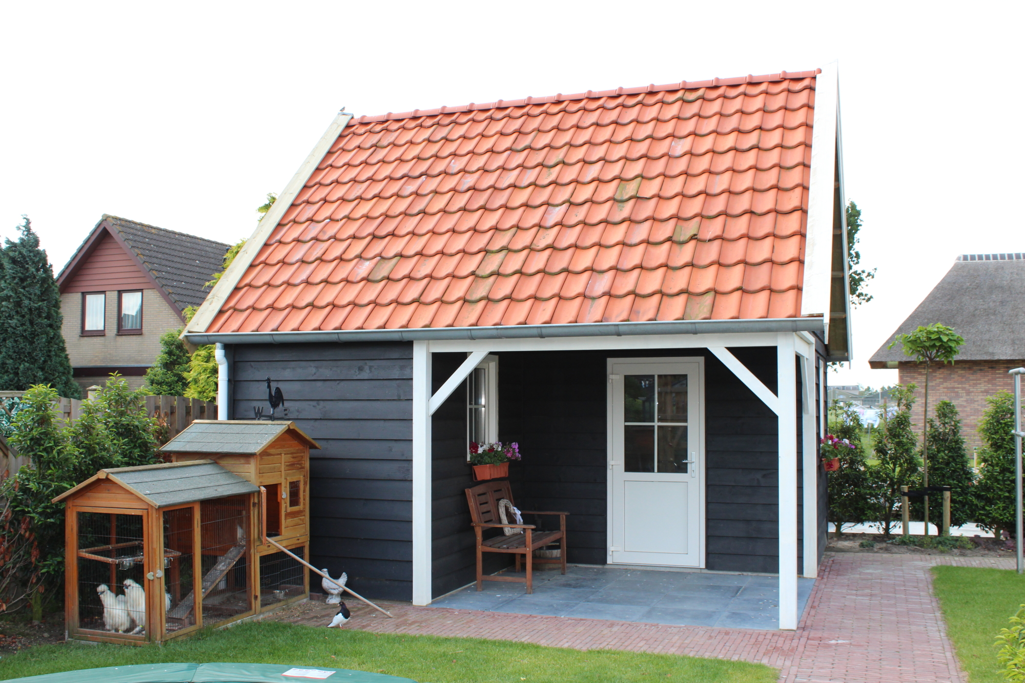 Houtbouw tuinhuis